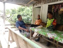 Jaga silaturahmi Babinsa Koramil 01/Sungaimas Laksanakan Komsos Bersama Warga Binaan