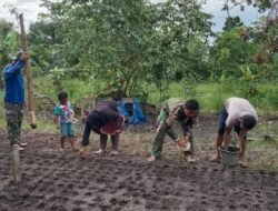 Aksi Gotong Royong Serda Harmoko Dongkrak Semangat Pertanian Desa Tumih