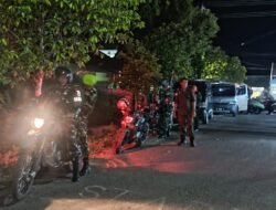 Babinsa Koramil 1001-04/Batumandi Gelar Patroli Kolaborasi Jaga Kamtibmas di Balangan