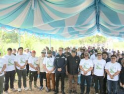 Dandim 1316/Boalemo Dukung Program Penghijauan Bersama Rahmat Gobel dan Forkopimda