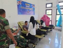 Jajaran Korem 012/TU dan Brimob Bersinergi Gelar Donor Darah di Subulussalam