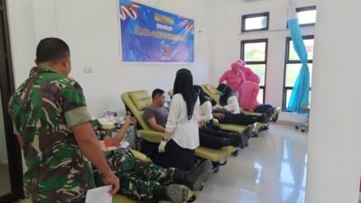 Jajaran Korem 012/TU dan Brimob Bersinergi Gelar Donor Darah di Subulussalam