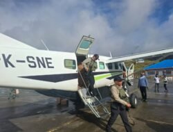 Satgas Korpasgat Sambut Kedatangan Kaskogabwilhan III di Ilaga