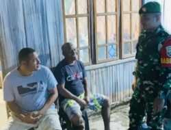 Jaga Kamtibmas, Babinsa Aimere Laksanakan Patroli Malam Bersama Warga