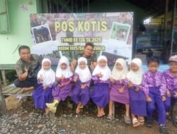 Anak-Anak TK Warnai Suasana TMMD Ke-126 Kodim 1005/Batola