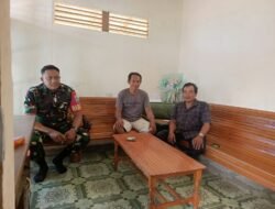 Babinsa Koramil 1203-10/Sandai Laksanakan Patroli dan Komsos di Desa Sumber Rejo