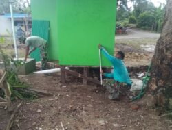 Pipa Air Terpasang, Fasilitas Sanitasi TMMD Siap Manfaatkan Warga