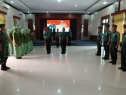 Penuh Khidmat, Kodim 0105/Abar Gelar Tradisi Wisuda Purnawira dan Sambut Personel Baru