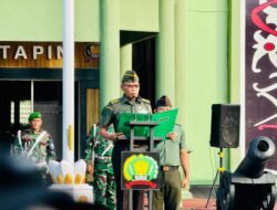 Kodim 1010/Tapin Gelar Upacara Bendera Awal November dengan Penuh Khidmat
