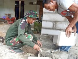 Jejak Pengabdian TNI, Tugu TMMD Dibangun di Wanaraya