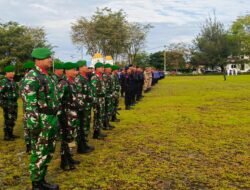 Kodim 0114/Aceh Jaya Turut Sukseskan Upacara Hari Pahlawan di Halaman Kantor Bupati