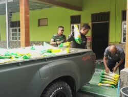 TNI Peduli: Koramil 1006-03/Simpang Empat Berikan Bantuan Beras ke Panti Asuhan Wiyata