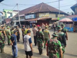 Koramil Sungai Pandan Gencarkan Karya Bakti Hadapi Potensi Banjir dan Penyakit Musiman