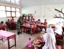 Babinsa Koramil 07/Johan Pahlawan Terus Pantau Pendistribusian MBG