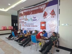 Satu Tetes Darah untuk Sesama, Kodim 1808/Mansel Dukung Aksi Kemanusiaan Pemkab