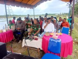 Kodim 0105/Abar Ikuti Vicon Program TNI AD Manunggal Air Pertanian Bersama KASAD