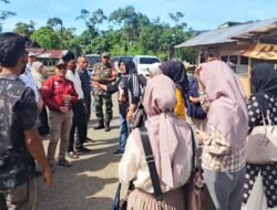 Koramil 01/Jaya Dampingi Kunjungan Kemenkes RI di Kecamatan Jaya