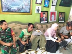 Babinsa Koramil 06/Teunom Bahas Rencana Pembangunan Desa Bersama Tokoh Masyarakat