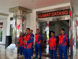 Letkol Arh Ragil Setyo Yulianto Hadiri Pelepasan Kontingen POPDA Kutai Timur