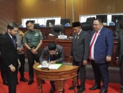 DPRK Aceh Jaya Sahkan KUA–PPAS 2026, Dandim 0114/Aceh Jaya Hadiri Rapat Paripurna Ke III