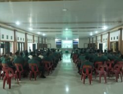 Kasrem 012/TU bersama Prajurit, PNS dan Persit ikuti talkshow sosialisasi bintal Jauhi Asusila, LGBT, Pedofilia, Perceraian dan KDRT dari Disbintalad