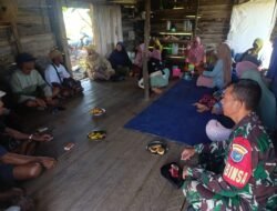 Babinsa Koramil 1203-03 Kendawangan Dampingi Sosialisasi dan Penyerahan Dana Program Oplah dari Kementerian Pertanian