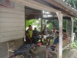 Melalui Giat Komsos Babinsa Koramil 01/ Sungaimas Ciptakan Situasi yang Baik, Aman dan Tentram dengan Warga Binaan