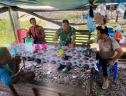 Tingkatkan Omzet Pelaku UMKM, Babinsa Koramil 04/Meureubo Belanja di Kios Warga Binaan