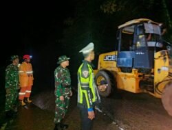 Jajaran Korem 012/TU Respons Cepat Longsor di Jalur Tapaktuan–Subulussalam