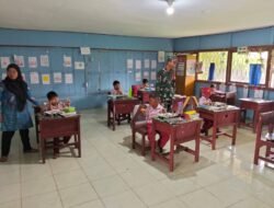 Babinsa Anjir Pasar Kawal Program Makan Bergizi Gratis, Pastikan Gizi Anak Terpenuhi