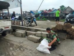 Karya Bakti Koramil 1001-10/Babirik Sukses Tingkatkan Kebersihan dan Kepedulian Lingkungan