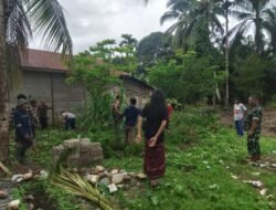 Jajaran Korem 012/TU: Babinsa Babahrot dan Warga Gotong Royong Siapkan Lahan Pembangunan Kopdes Merah Putih