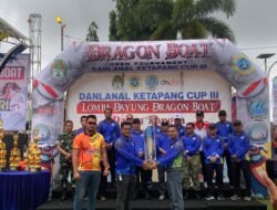 Dandim 1203/Ketapang Hadiri Pembukaan Lomba Dayung Danlanal Cup III Tahun 2025