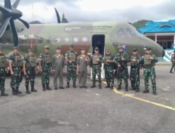 Kunjungan Asops Kasad ke Pegunungan Bintang, Satgas Korpasgat Pastikan Operasional Bandara Oksibil Lancar