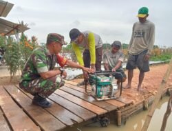 Babinsa Koramil 1003-01/Telaga Langsat Dukung Petani Lokal