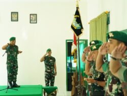 Danrem 012/TU Pimpin Alih Kodal Kompi Senapan A dan B Yonif 116/GS ke Yonif 856/SBS