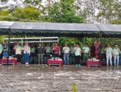 Kodim 1001/HSU-Balangan Ikuti Penanaman Pohon di Kebun Raya Balangan