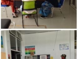 ‎Babinsa Koramil 01/Sungaimas Cek Kesiap Siagaan Tenaga Medis Puskesmas Kajeng