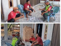 Babinsa Ciptakan Keakraban dengan Warga Binaan Melalui Komsos