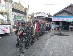 Kodim 1001/HSU-BLG Tingkatkan Kepedulian Sosial Lewat Pembersihan Fasilitas Umum