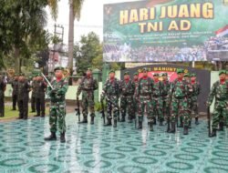 Kodim 1006/Banjar Tanamkan Nilai Juang Prajurit Lewat Peringatan Hari Juang TNI AD