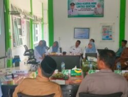 Perkuat Sinergi Kesehatan, Danramil 03/Setia Bakti Ikuti Lokakarya Mini Puskesmas Pante Kuyun