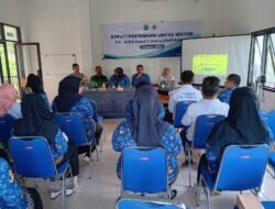 Babinsa Koramil 1010-07/Piani Hadiri Rapat Lintas Sektor Tingkat Kecamatan Lokpaikat