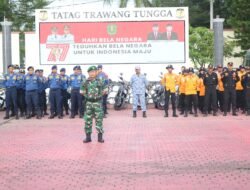 Kodim 0909/Kutai Timur Bersama Forkopimda Gelar Upacara Hari Bela Negara ke-77