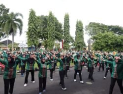 Kodim 1006/Banjar Bangun Kekompakan Lewat Olahraga Bersama dan Silaturahmi