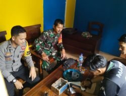 Babinsa Koramil 1203-11/ Simpang Hilir Perkuat Komsos Jelang Natal dan Tahun Baru