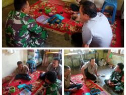 Babinsa Koramil 07/Johan Pahlawan Lakukan Giat Komsos