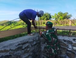 Babinsa Koramil 05/Panga Turun Langsung Bantu Pembangunan Rumah