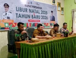 Koramil 1003-02/Loksado Komitmen Wujudkan Natal dan Tahun Baru Aman dan Nyaman