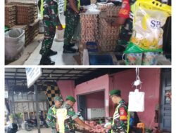 Koramil 03 Kaway XVI Cek Stok dan Harga Sembako, Danramil 03 Kaway XVI Pastikan Stabil